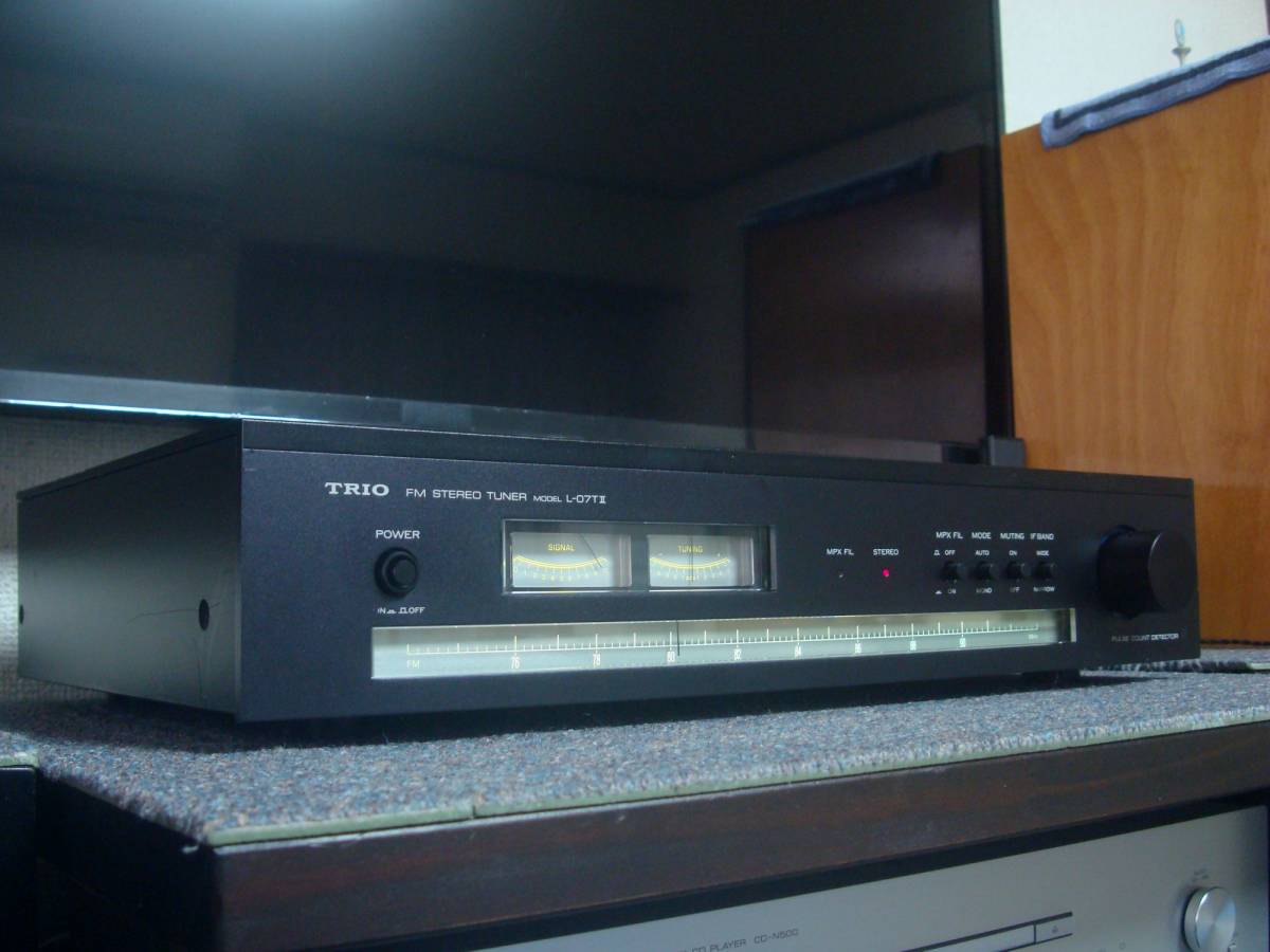 希少機種 Kenwood L-07T II 7連バリコン FM専用アナログTUNER