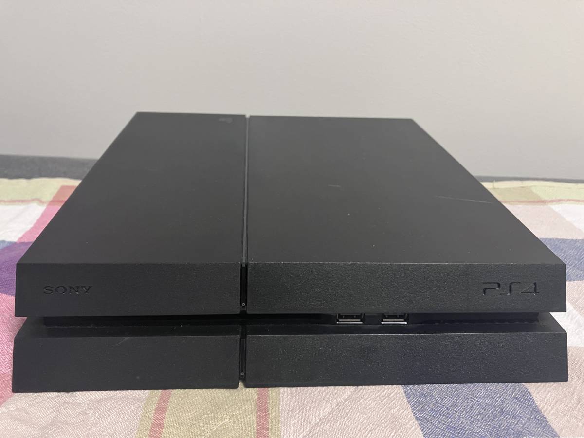 ジャンク PlayStation4 ジェット・ブラック 500GB (CUH2100AB01) 動作