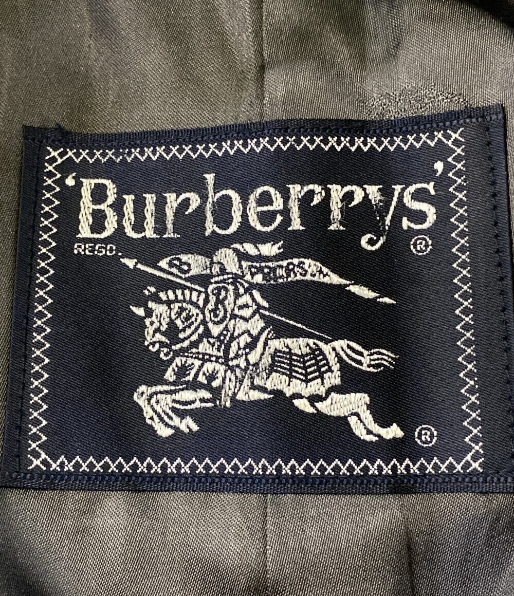 イングランド製バーバリー シルク100%ステンカラーコート