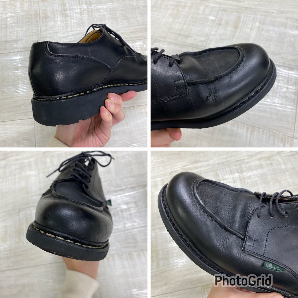 定番パラブーツ シャンボードUK7.5 ブラック Paraboot CHAMBORD