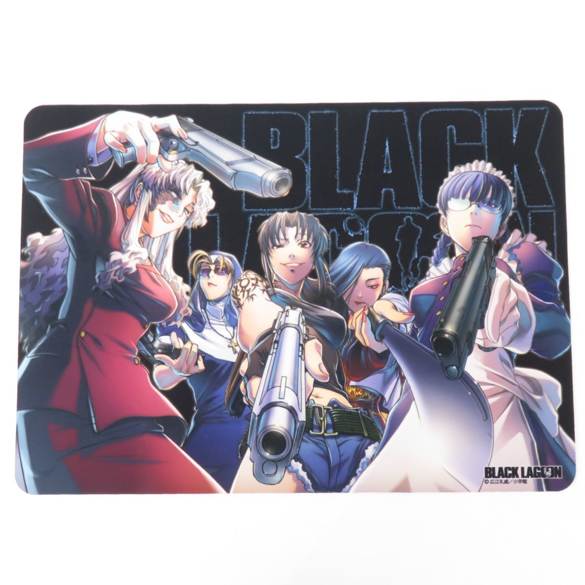 ARE YOU ”READY”? ラバーマット 「ブラッ クラグーン 」ブラック