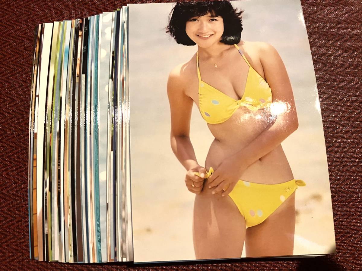 ☆ 岡田有希子 80枚セット L判写真 富士フイルム 高品質 送料何点でも