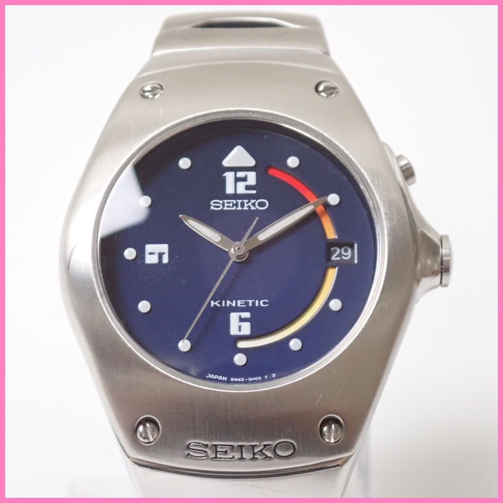 5M42-0E30 セイコー SEIKO キネティック KINETIC Seiko - シルバー 