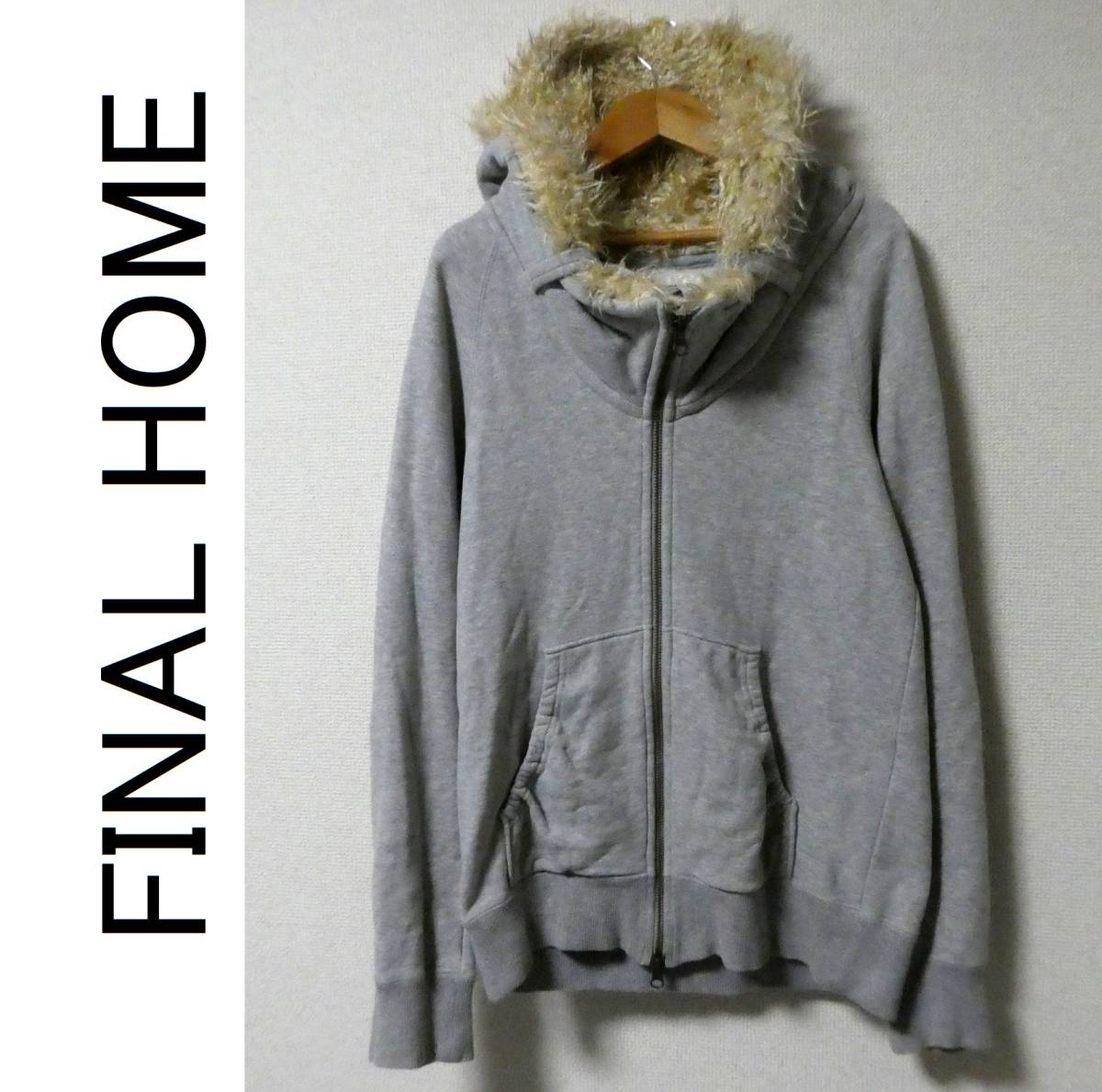 希少 FINAL HOME ファイナルホーム イッセイミヤケ フード裏ファー 