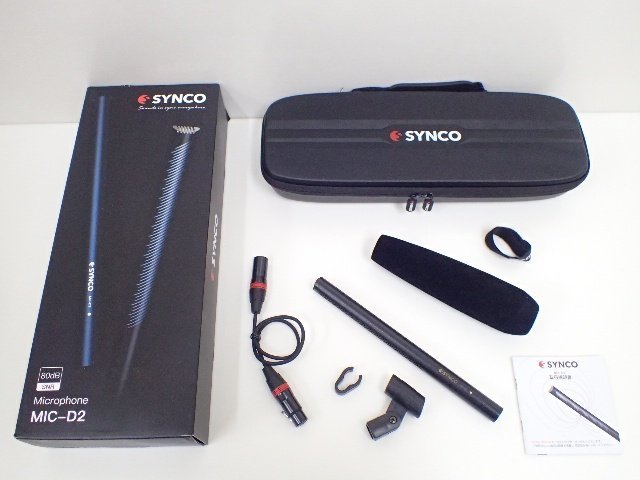 SYNCO シンコ ハイパーカーディオイド型ガンマイク Mic-D2 ショット