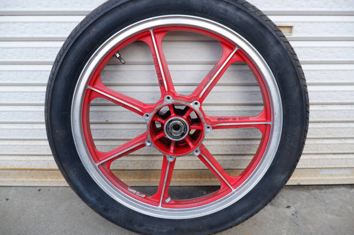 Z750GP Z550FX オリジナル塗装 純正フロントホイール F-1044 ダブル 