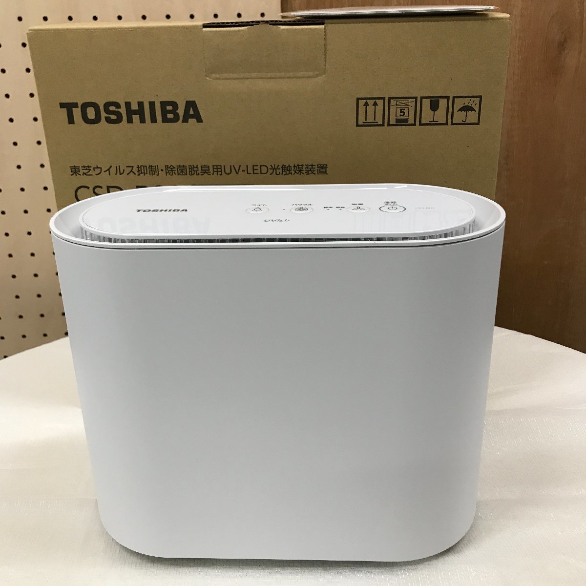 ☆未使用品 東芝 ウイルス抑制・除菌脱臭用UV-LED 光触媒装置 Uvish 