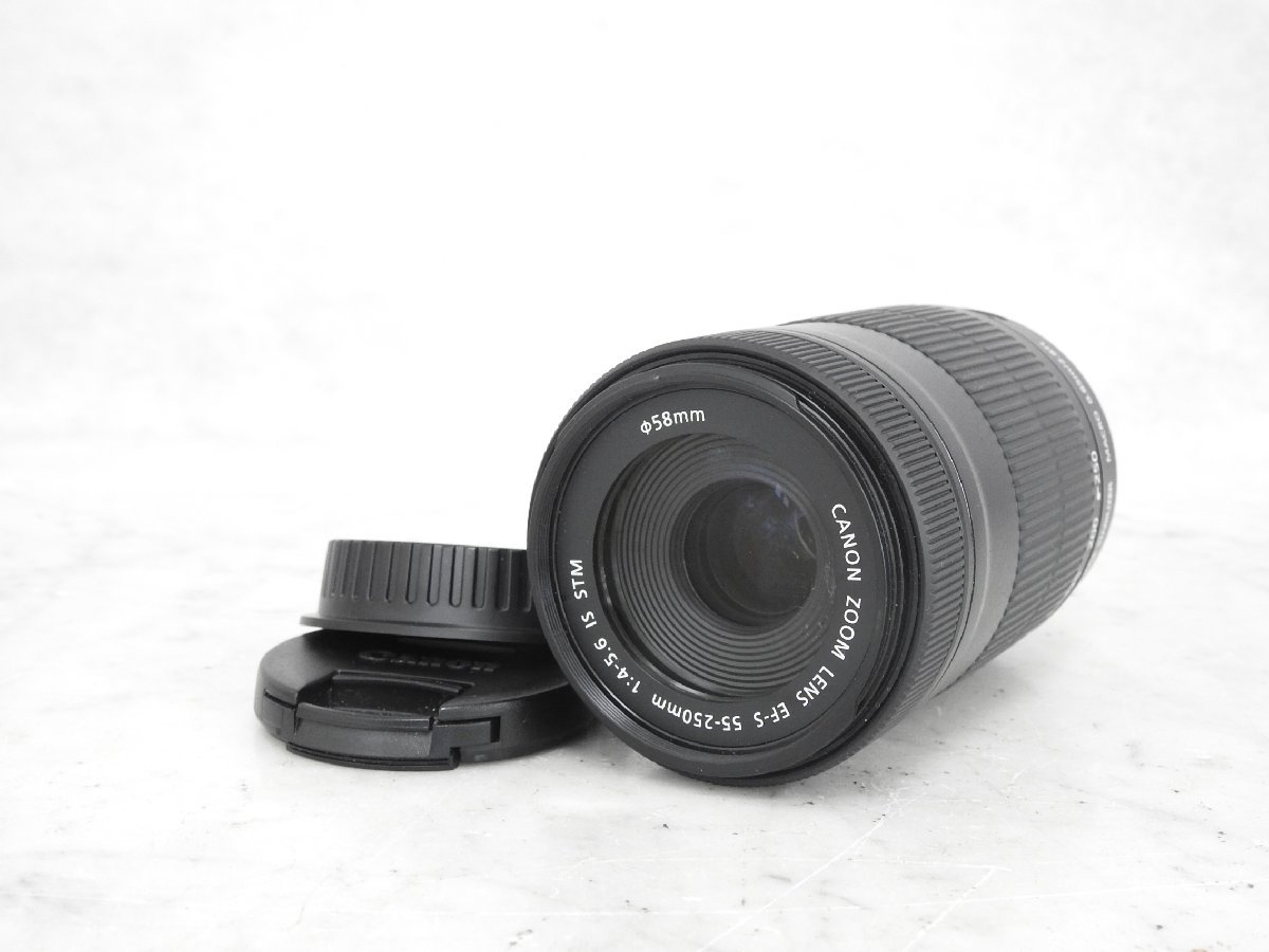 ☆ CANON キャノン ZOOM LENS EF-S 55-250mm 1:4-5.6 IS STM カメラ 