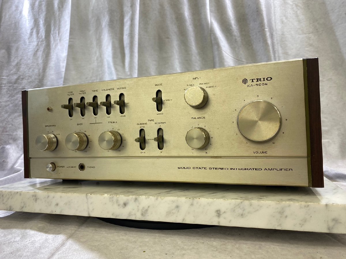 Yahoo!オークション □t2556 ジャンク☆TRIO トリオ KA-5006 ステレオ