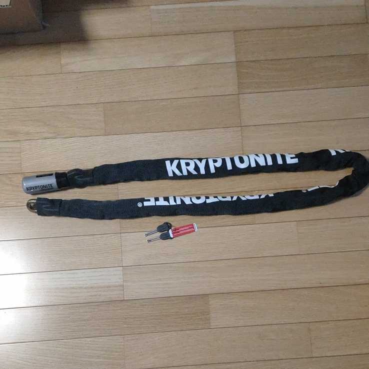KRYPTONITE(クリプトナイト)盗難防止 ロック チェーンロック 150cm 