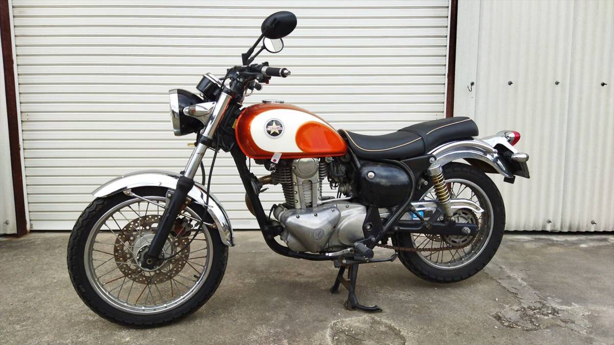 カワサキ エストレヤ250RSBJ250A ベース・部品取りに！書類付き