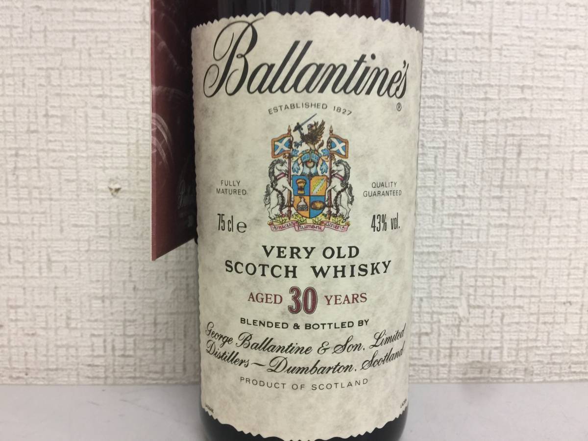 古酒 Ballantine's バランタイン 30年 未開栓 スコッチウイスキー