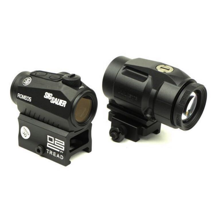 実物 SIG SAUER ROMEO5 ドットサイト 中古 シグ SIG SAUER ROMEO5 タイプ ドットサイト JULIET3 タイプ マグニファイア