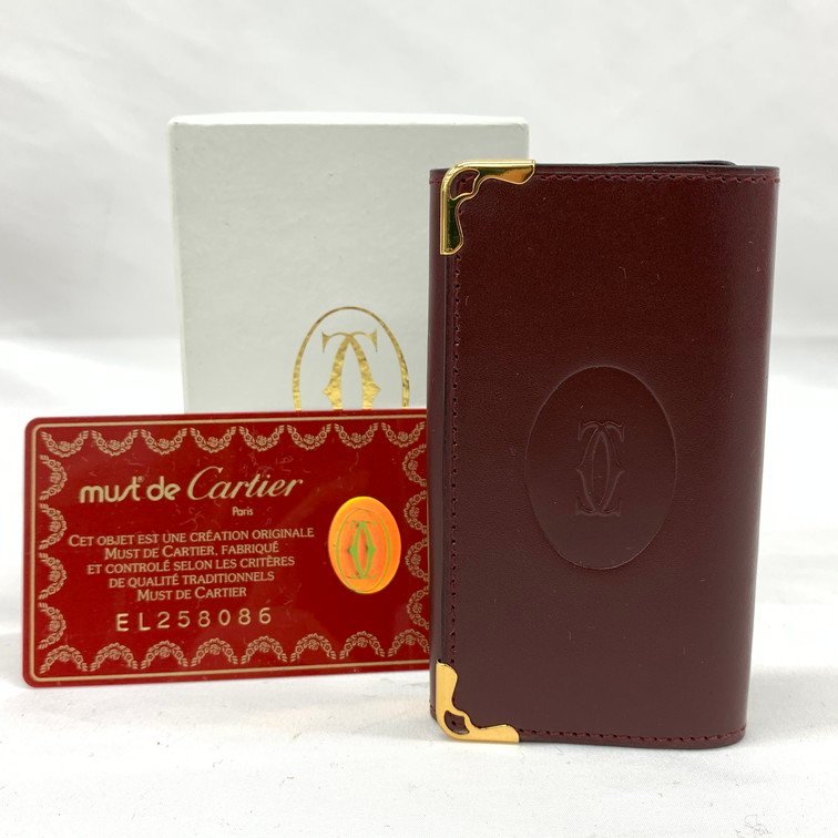 カルティエ マストライン 6連 メンズ 小物 中古 【BBAF0057】Cartier