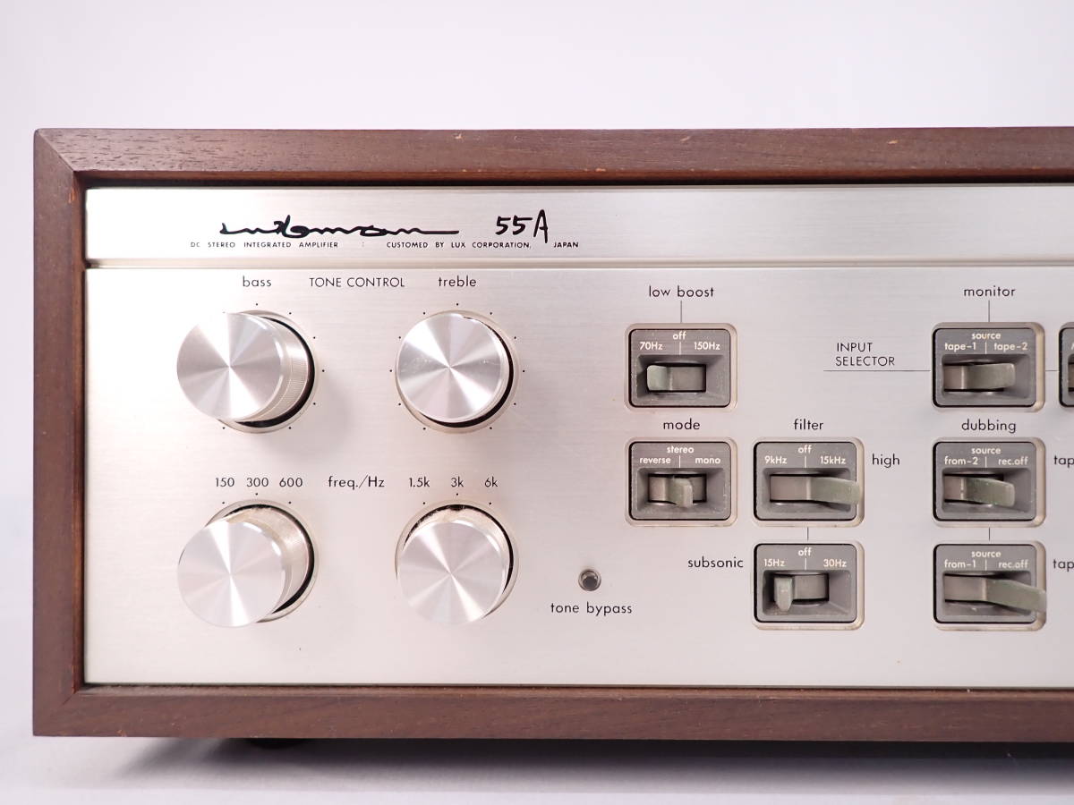 LUXMAN ラックスマン L-55A プリメインアンプ オーディオ機器 通電のみ