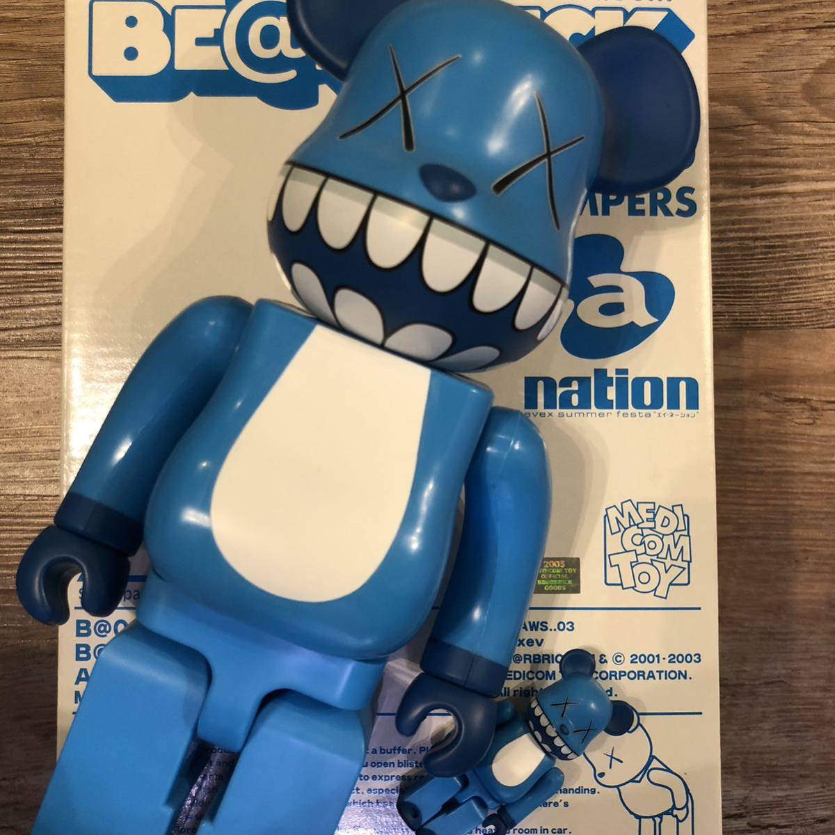 ベアブリック BE@RBRICK KAWS カウズ メディコムトイ a-nation MEDICOM