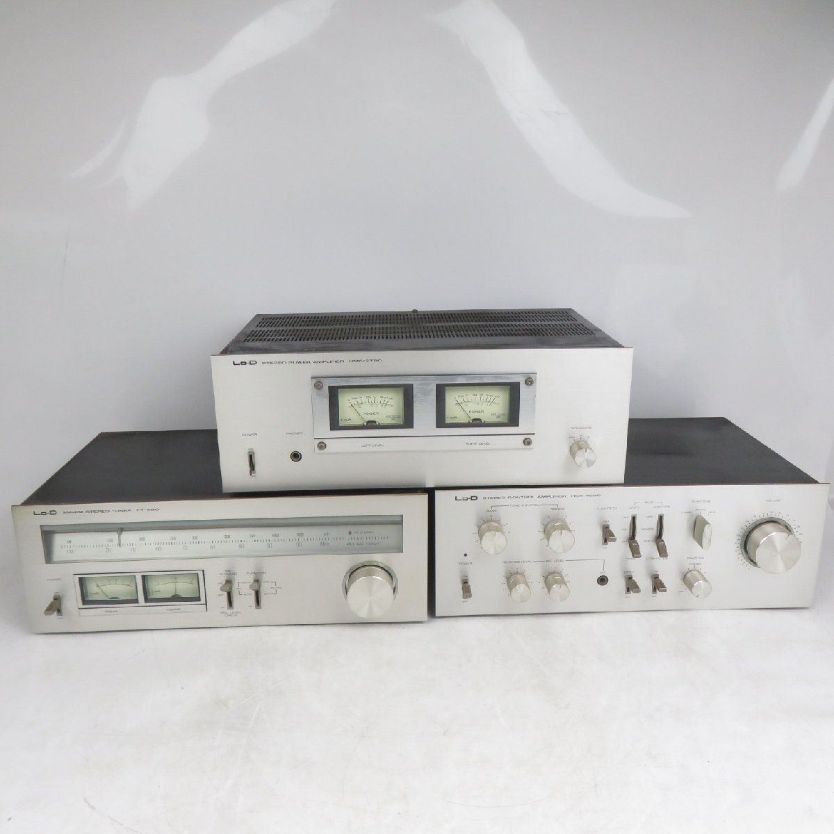 【通電確認のみ】 Lo-D ローディー FT-580 HCA-4580 HMA-3780 オーディオセット アンプ / 140 (F010382)