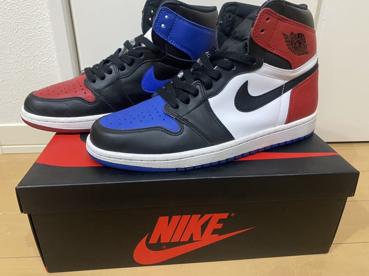 激レア 美品 黒タグ 納品書付きNIKE AIR JORDAN 1 TOP3 26cm