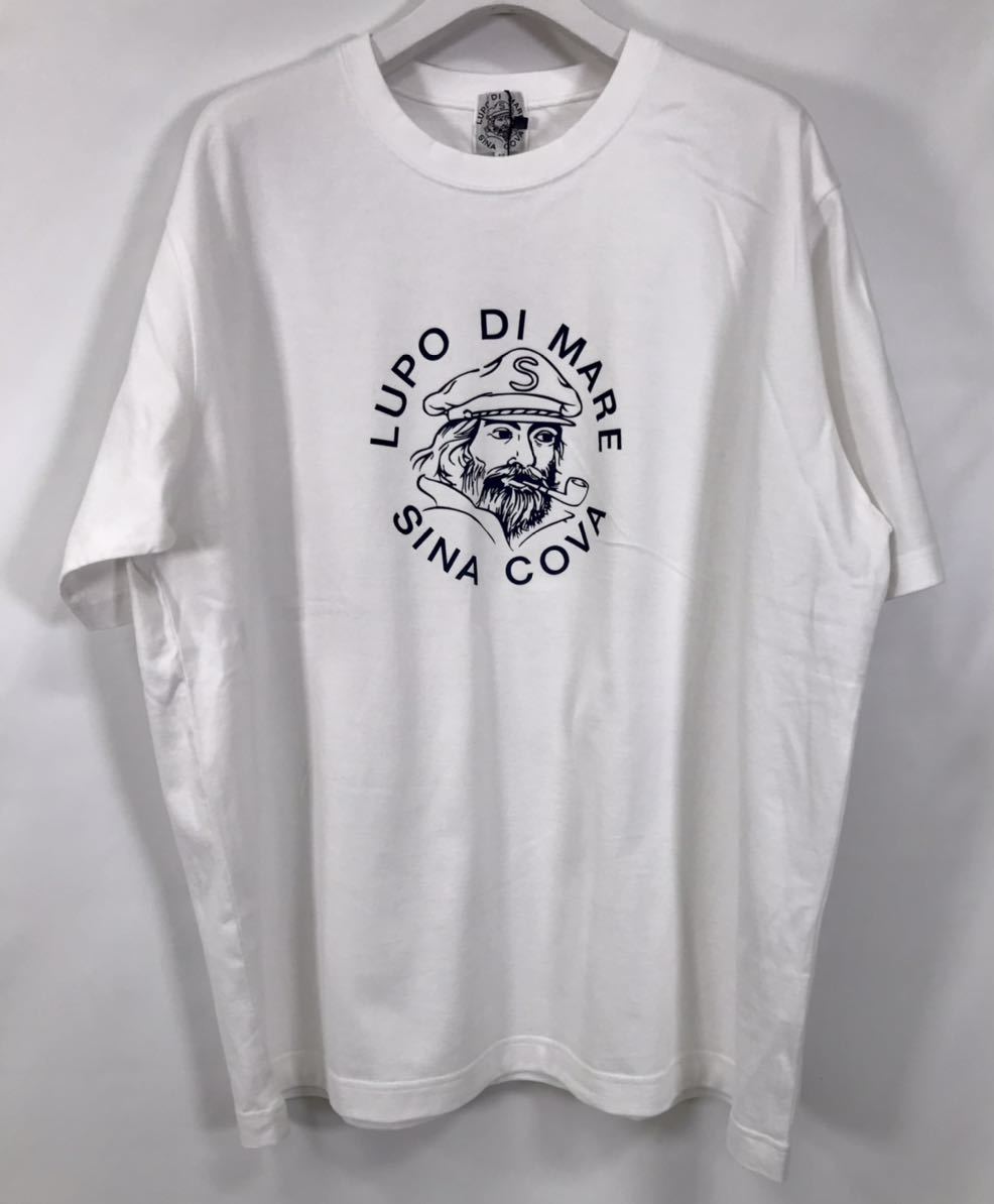 シナコバ　白無地Tシャツ　顔ロゴ　LLサイズ　未着用　ワケあり