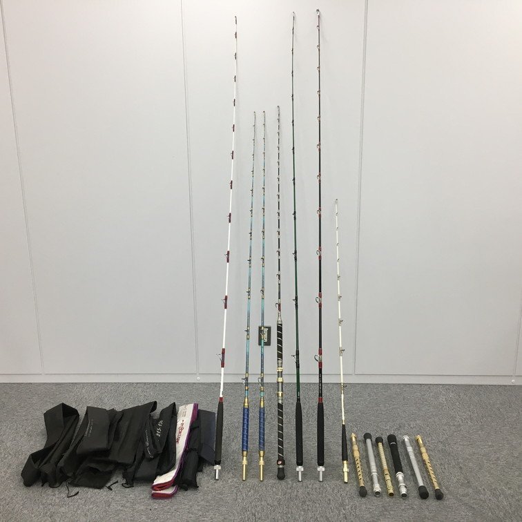 ※送料着払い※【BBAM0003】釣具 釣竿 おまとめ 釣り竿 GOKUEVOLUTION GOKUSPECIAL 他 セット