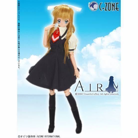 AIR KEY公式品 神尾観鈴 1/6 限定品アゾンドールフィギュア オビツ人形