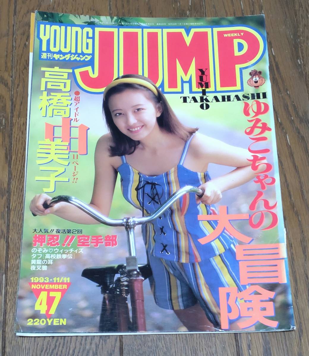 ヤングジャンプ 1993/11/11 表紙 高橋由美子 切り抜きの入札履歴