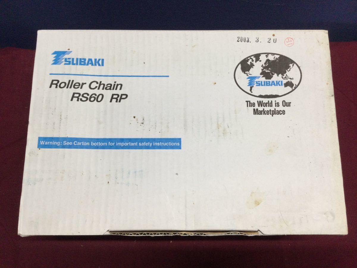 g_t W141 ★新品未使用★TUBAKI/ツバキ★Roller Chain RS60 RP 3個セット★2003/3/20★長期保管現状品★ローラーチェーン★