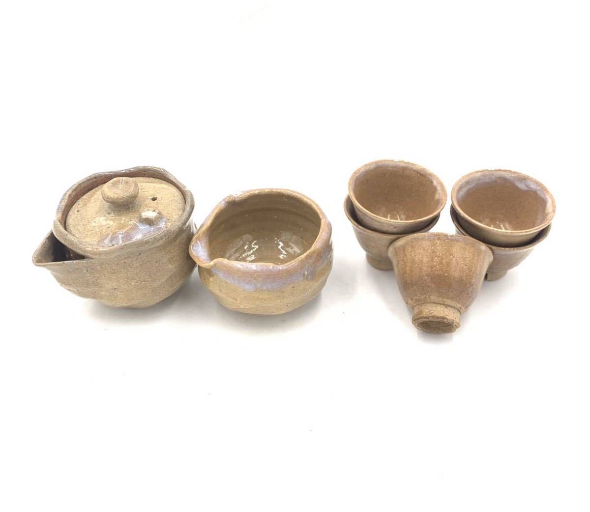 赤字超特価，正規品 KF0208 萩焼 茶器セット 宝瓶 湯冷まし 煎茶碗 煎茶 茶道具 茶器揃い(茶器セット)｜売買されたオークション情報、yahooの商品情報をアーカイブ公開 - オークファン 茶器