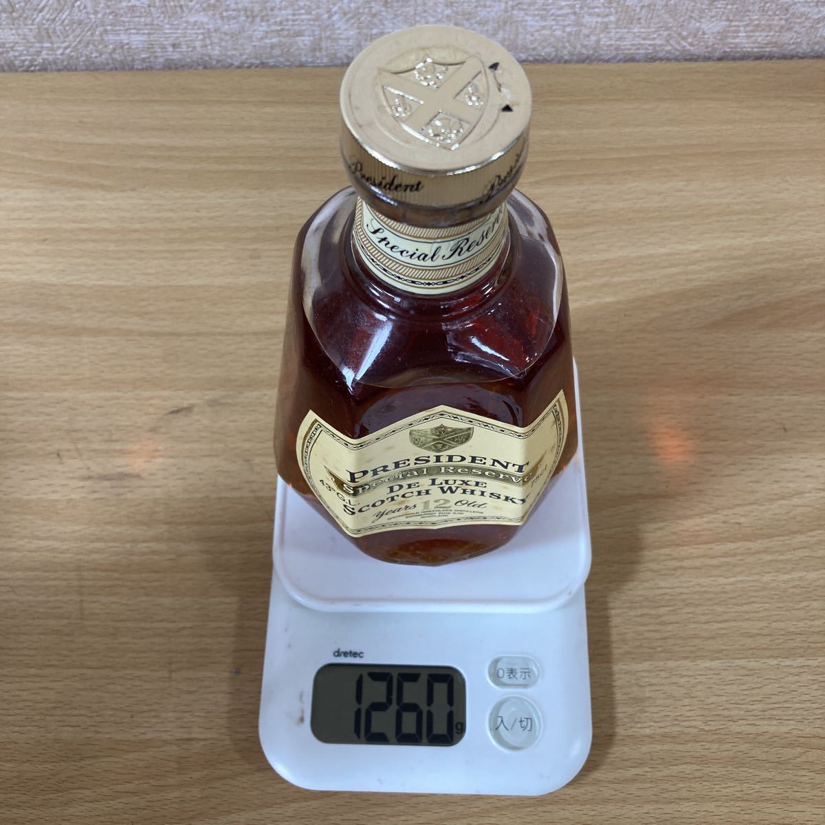 PRESIDENT プレジデント DE Luxe SCOTCH WHISKY SPECIAL RESERVE 