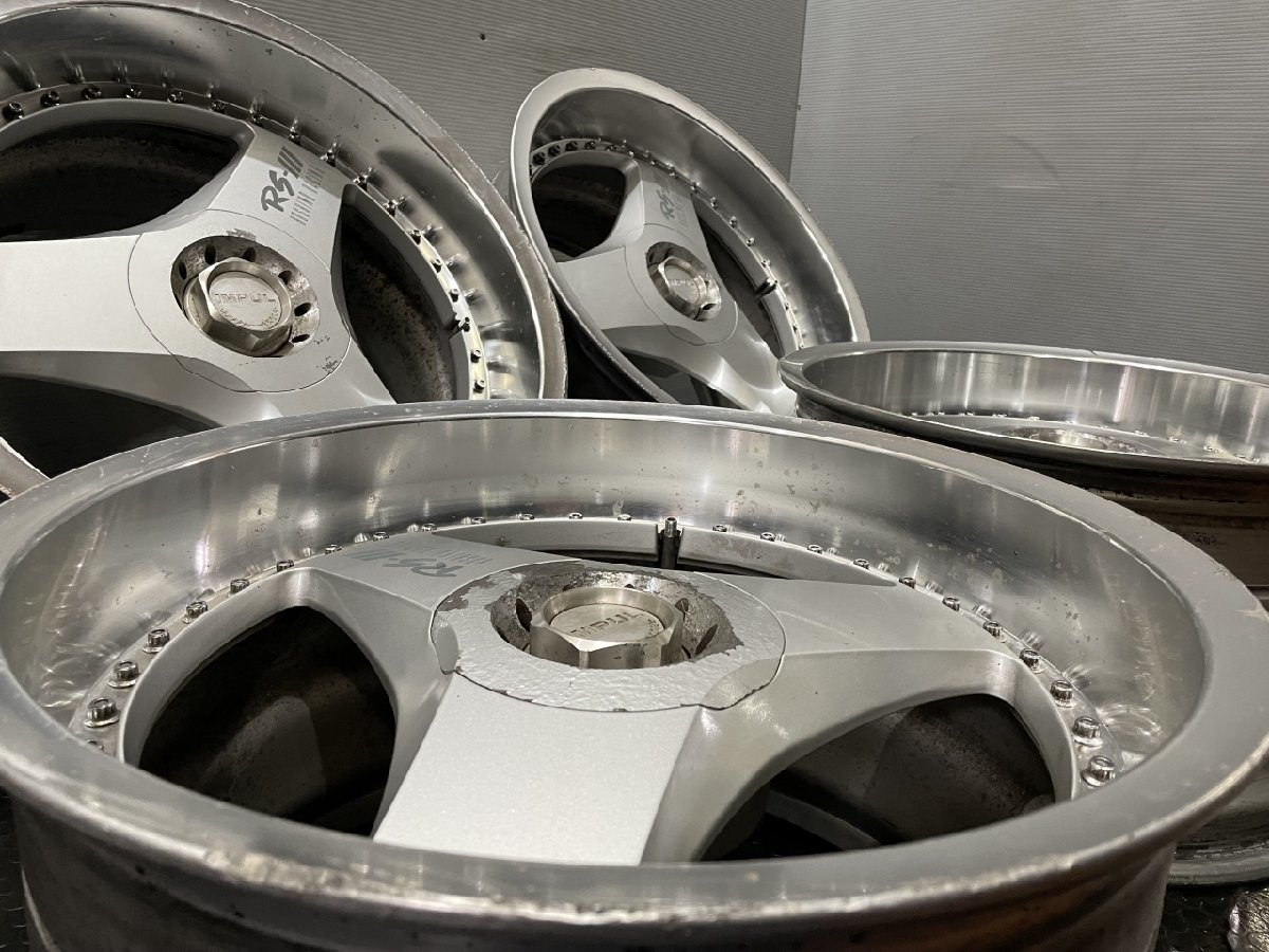 HOSHINO RACING IMPUL RS-III ホシノレーシング インパル 17インチ 4本 10J5HPCD114.3+18 超希少 GTR スカイライン ソアラ等　(VHV752)