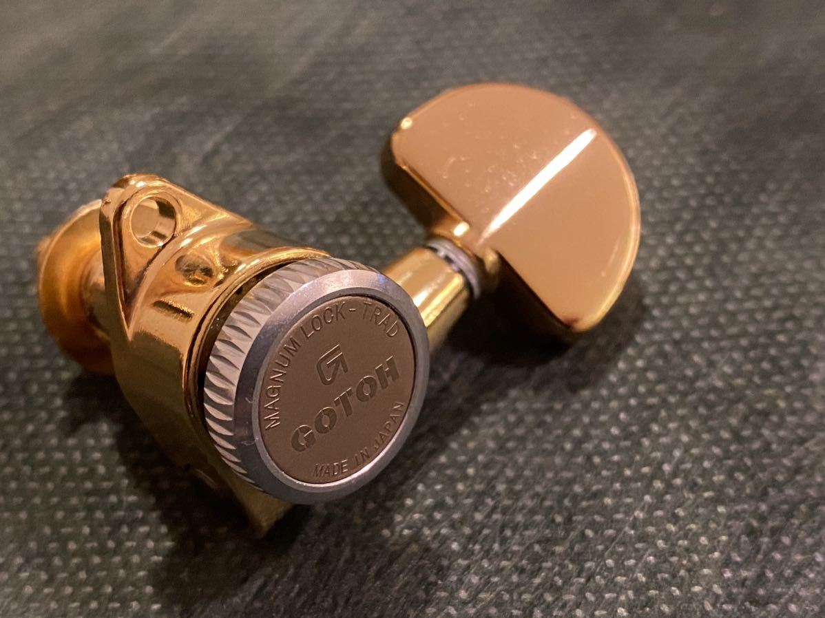 GOTOH マグナムロック SG301-MGT AB20ボタン ゴールド 新同美品
