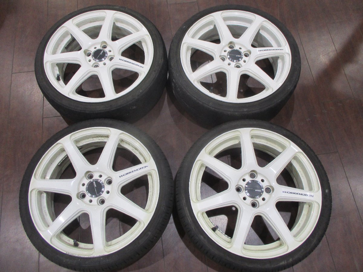 中古☆WORK EMOTION T7R 16インチ タイヤ＆ホイール4本セット☆165/40R16