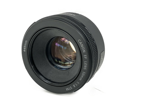 Canon EF LENS 50mm 1:1.8 STM キャノン カメラ レンズ 中古S7272909