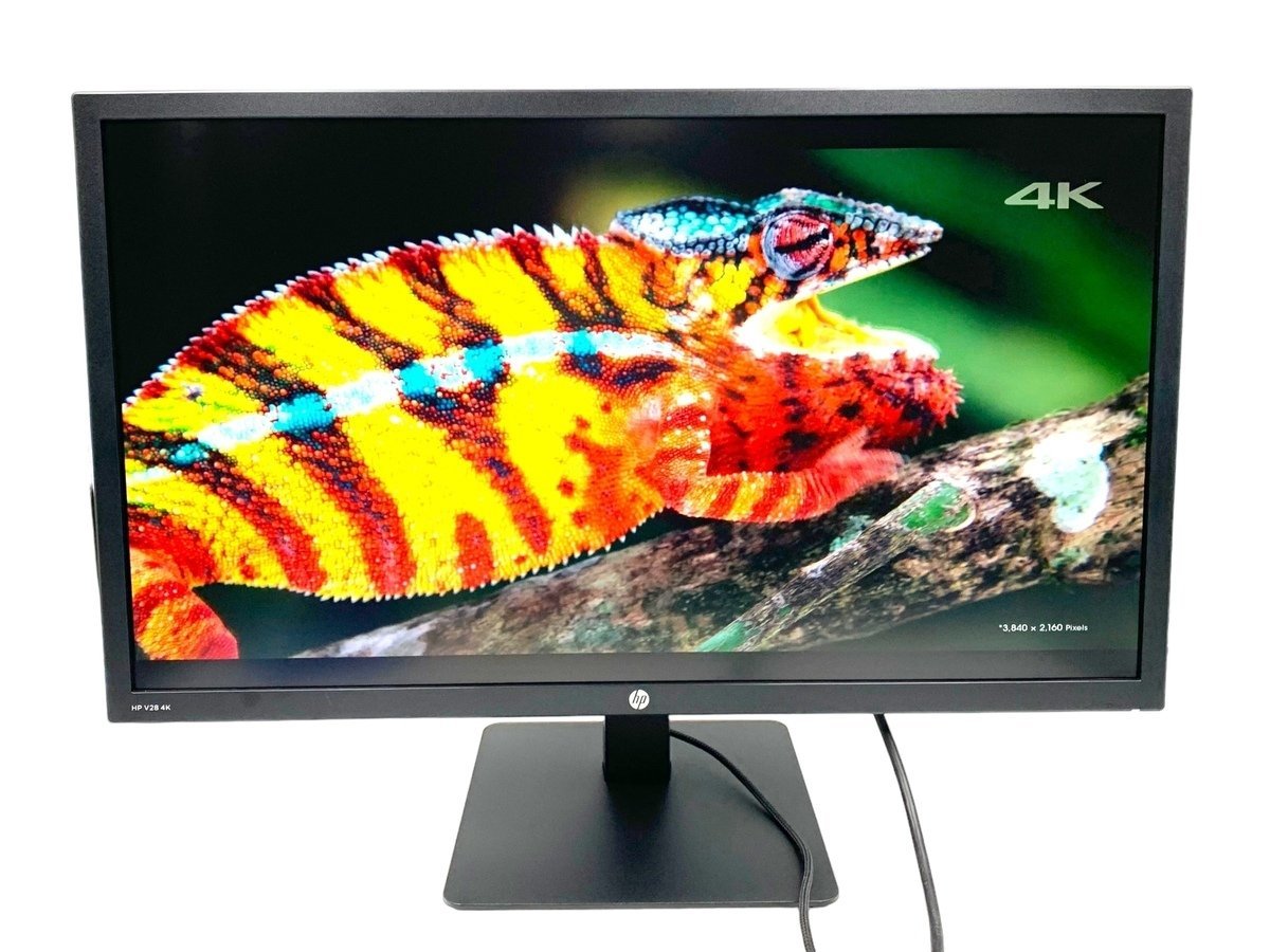 美品】HP V28 4K HSD-0051-A モニター 液晶 ディスプレイ 27.9インチ