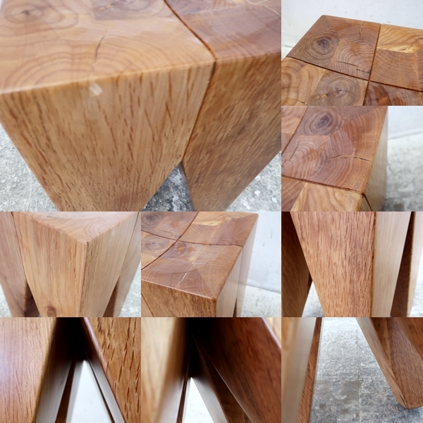 □P152□展示品□abitastyle/アビタスタイル□スツール□無垢材