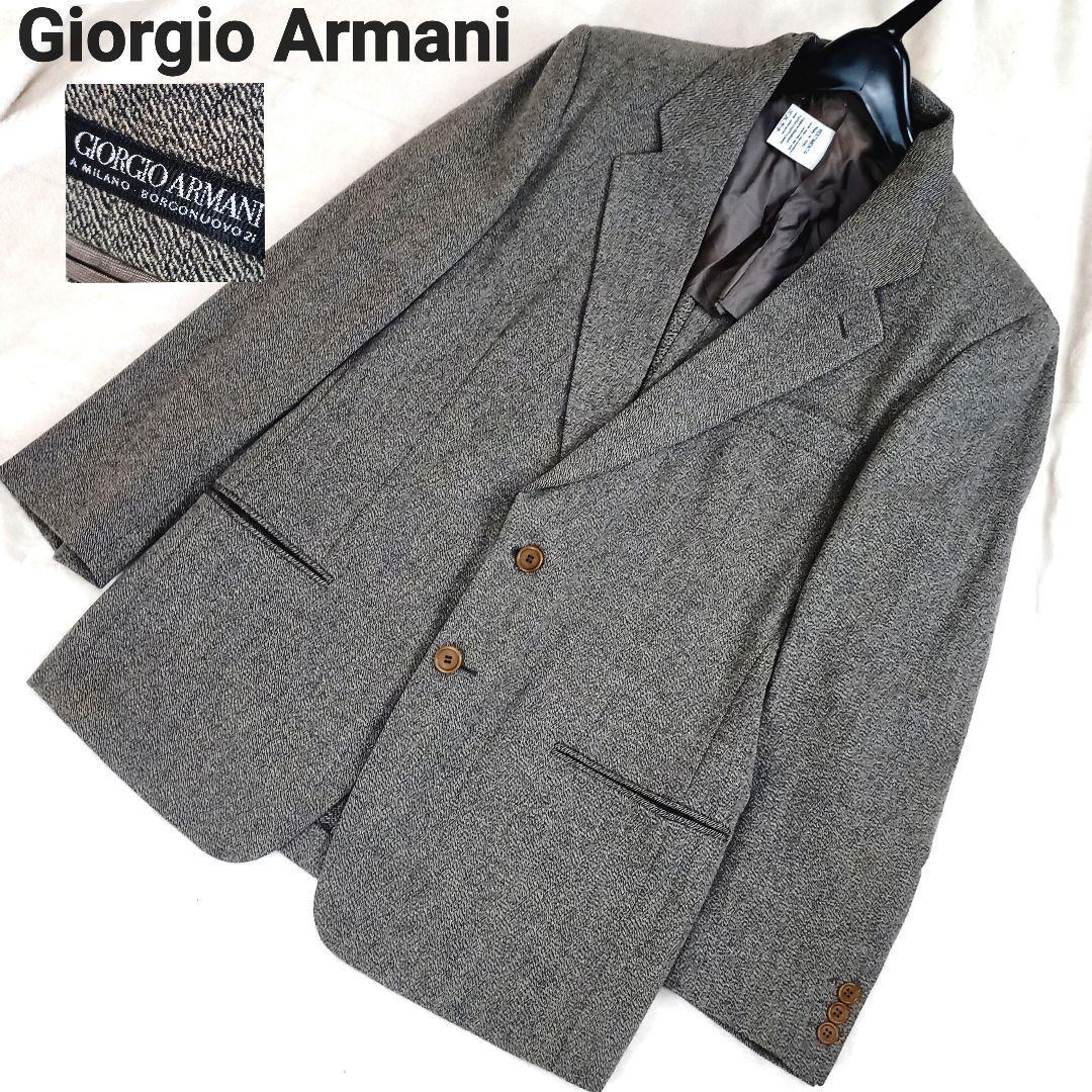 GIORGIO ARMANIジョルジオアルマーニ 高級黒ラベル ツイード
