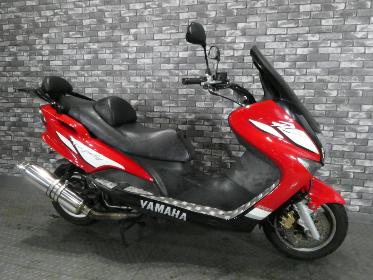 ☆ヤマハ　マジェスティ１２５　ＦＩ　社外マフラー　リアキャリア　フェンダーレス　大阪から　大西商会