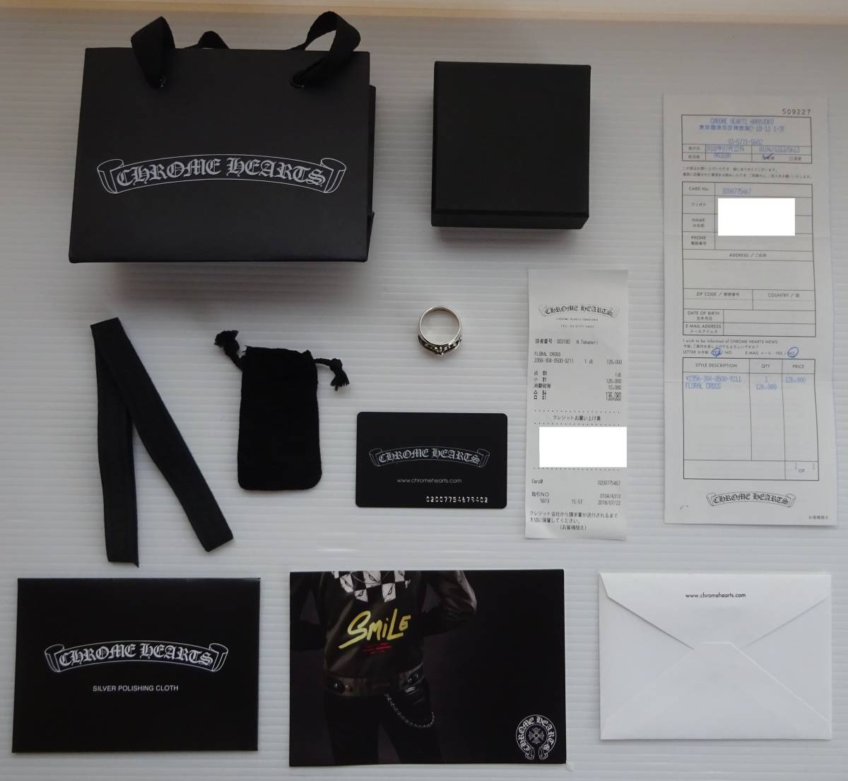 格安出品☆１円～★原宿正規店購入☆クロムハーツ 【フローラルクロス リング 指輪】◇正規購入インボイス他付属品あり◇ CHROMEHEARTS