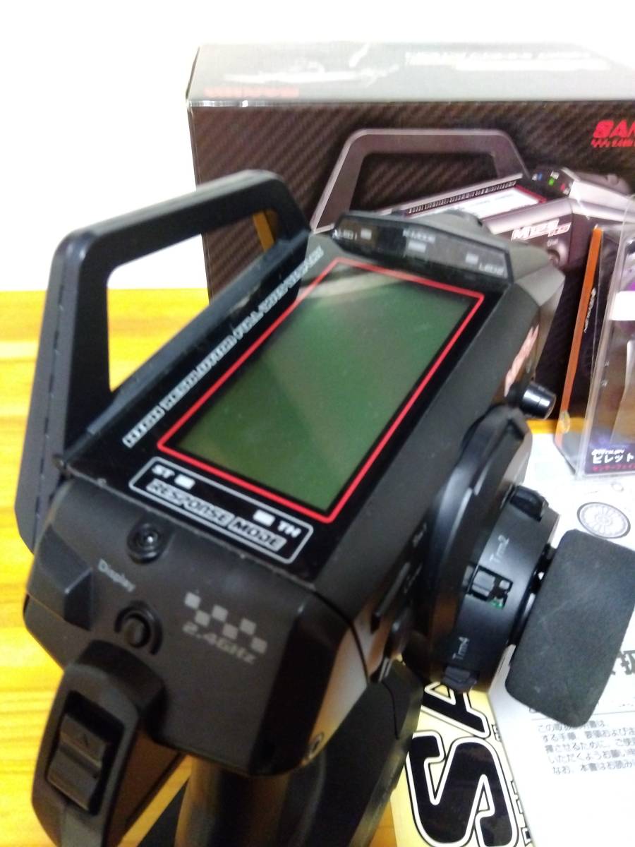 サンワM12S RS、バッテリー2個、受信機7個付属 サンワM12S RS、バッテリー2