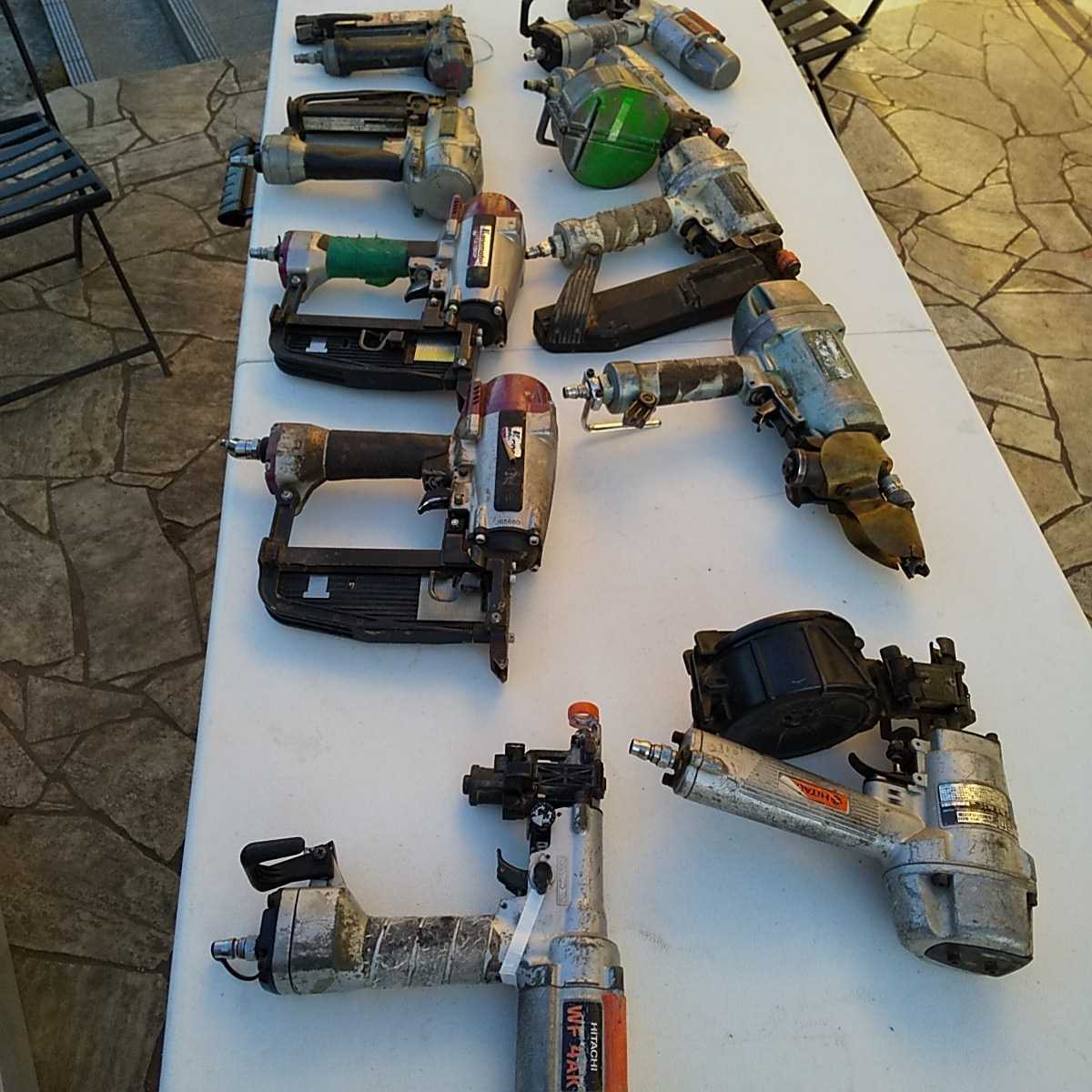 釘打ち機 日立工機 wf-4ak vh-501 n 5005af nv 50ag2 マキタ at1150 兼松 まとめて 釘打機 大工 建築 エアー 工具 引取 手渡し 対応