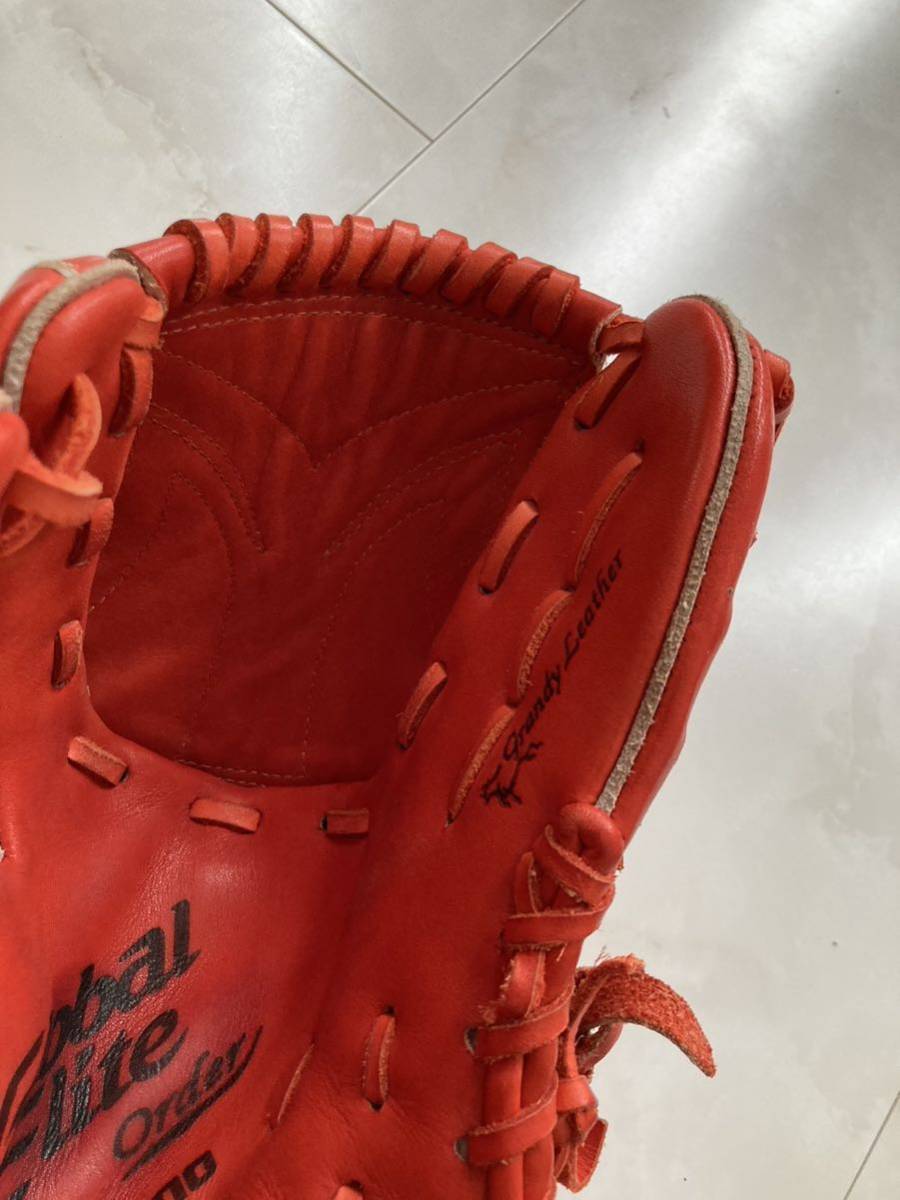 美品 ミズノ グローバルエリート 硬式投手用グローブ 高校野球対応 