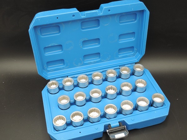 ポルシェ用 ホイール ロックナット キー ソケット 20ピース セット 送料無料