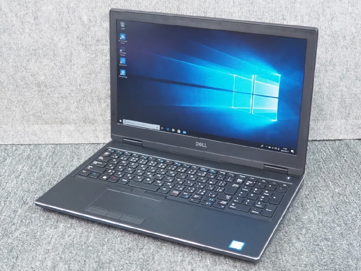 [022] ☆ Win10認証済 ☆ DELL Precision 7530　Core i7-8750H 2.20GHz/32GB/SSD 512GB/Quadro P3200 ☆ 15.6ワイド 1920x1080表示