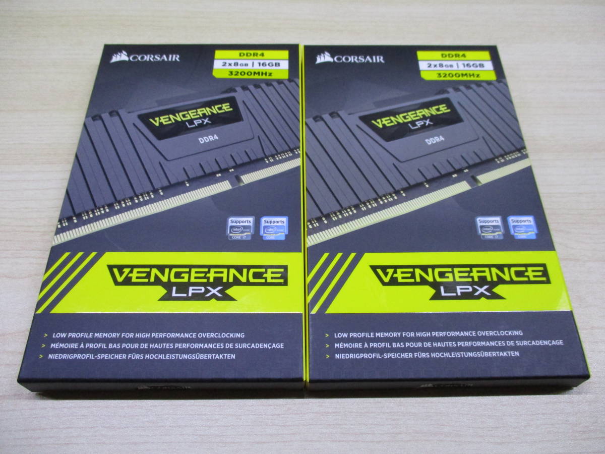Vengeance 16G×2 3200MHz DDR4メモリ(ジャンク？)