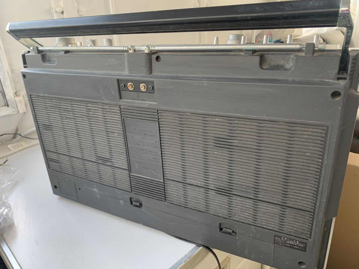 整備品Sanyo サンヨー MR-9600 ラジカセ ラジオ 昭和レトロ 希少品