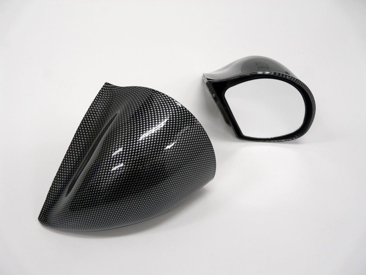 BE FREE インプレッサ GC8 GF8 エアロミラー Z3 カーボンタイプ ブラック