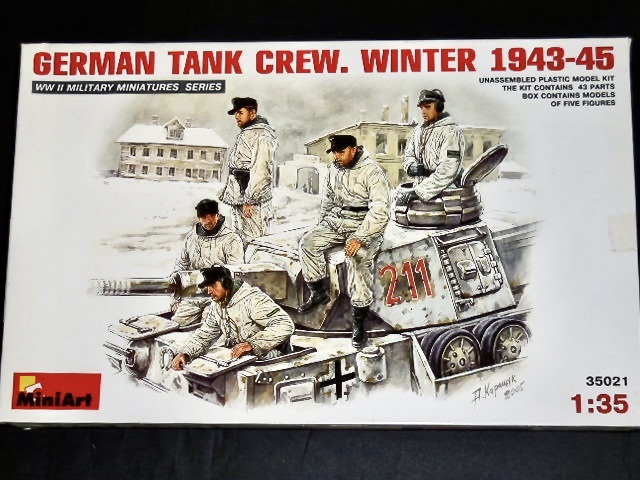 ミニアート 1/35 ドイツ 戦車兵 冬季1943-45 5体 MiniArt GERMAN TANK