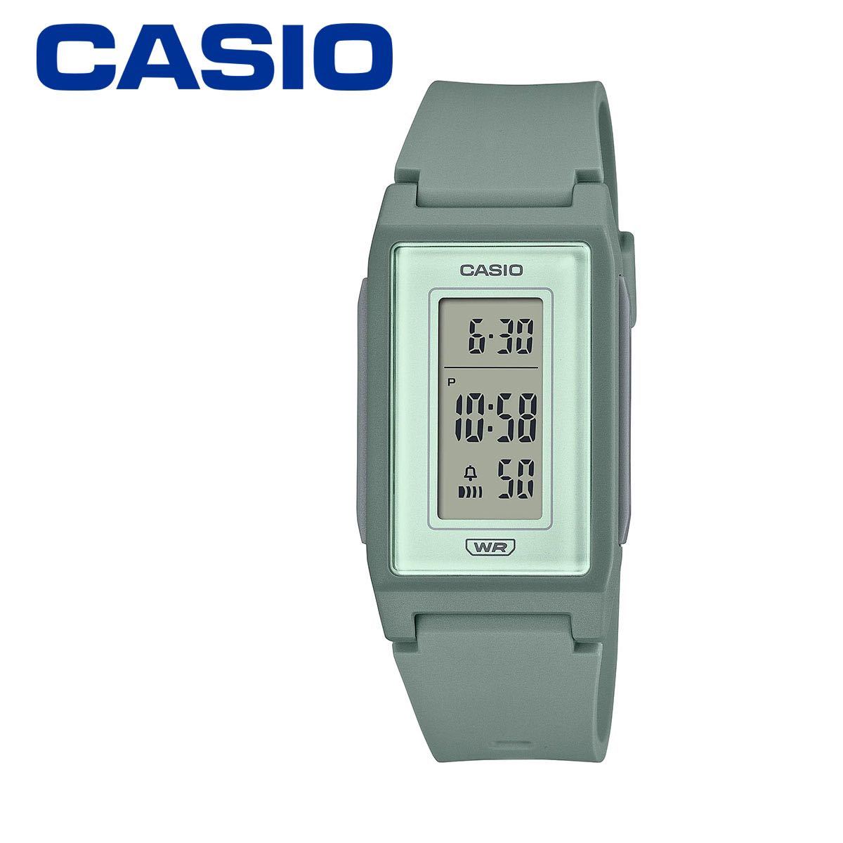 CASIO カシオ LF-10WH-3 オリーブ シンプル 腕時計 スタンダード デジタル ユニセックス レディース キッズ 女性 子供 カーキ グリーン