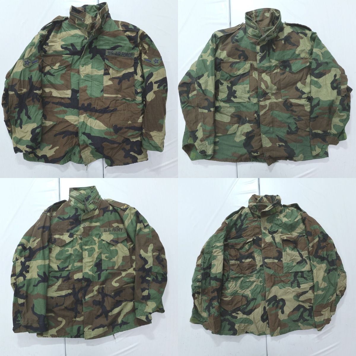 ◎米軍実物 M-65 フィールドジャケット set 4th ウッドランド 他