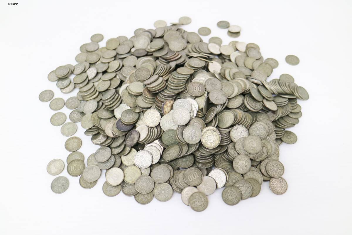 ◯佐川100サイズ G2s22 コイン 百円銀貨 稲 鳳凰 オリンピック 5.92ｋｇ 大量お